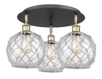 Ballston Semi-Flush Mount Satin Nickel