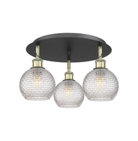 Ballston Semi-Flush Mount Satin Nickel