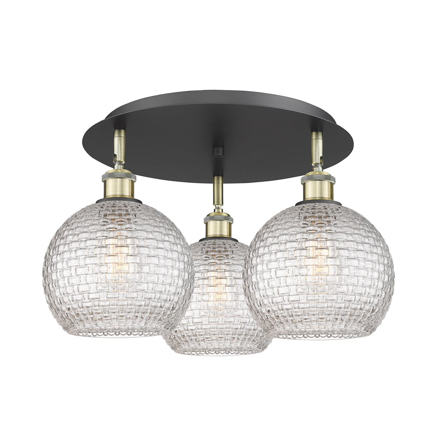 Ballston Semi-Flush Mount Satin Nickel
