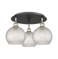 Ballston Semi-Flush Mount Satin Nickel