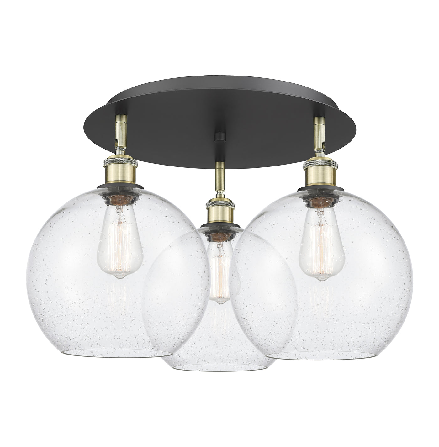 Ballston Semi-Flush Mount Satin Nickel