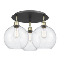 Ballston Semi-Flush Mount Satin Nickel