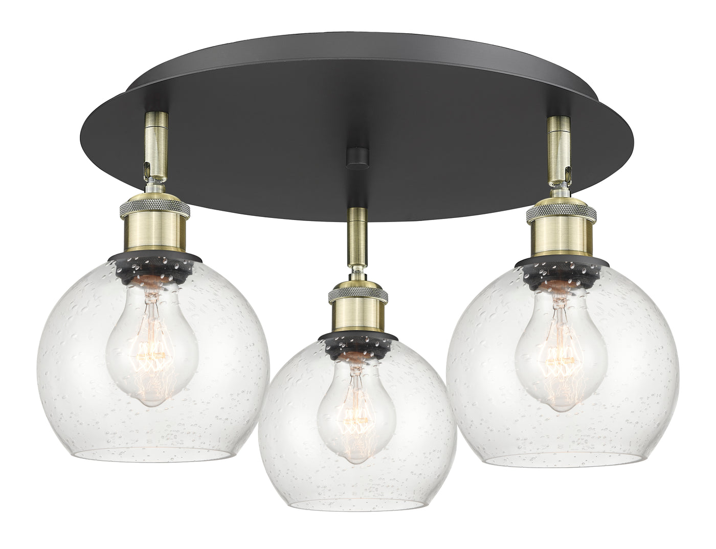 Ballston Semi-Flush Mount Satin Nickel