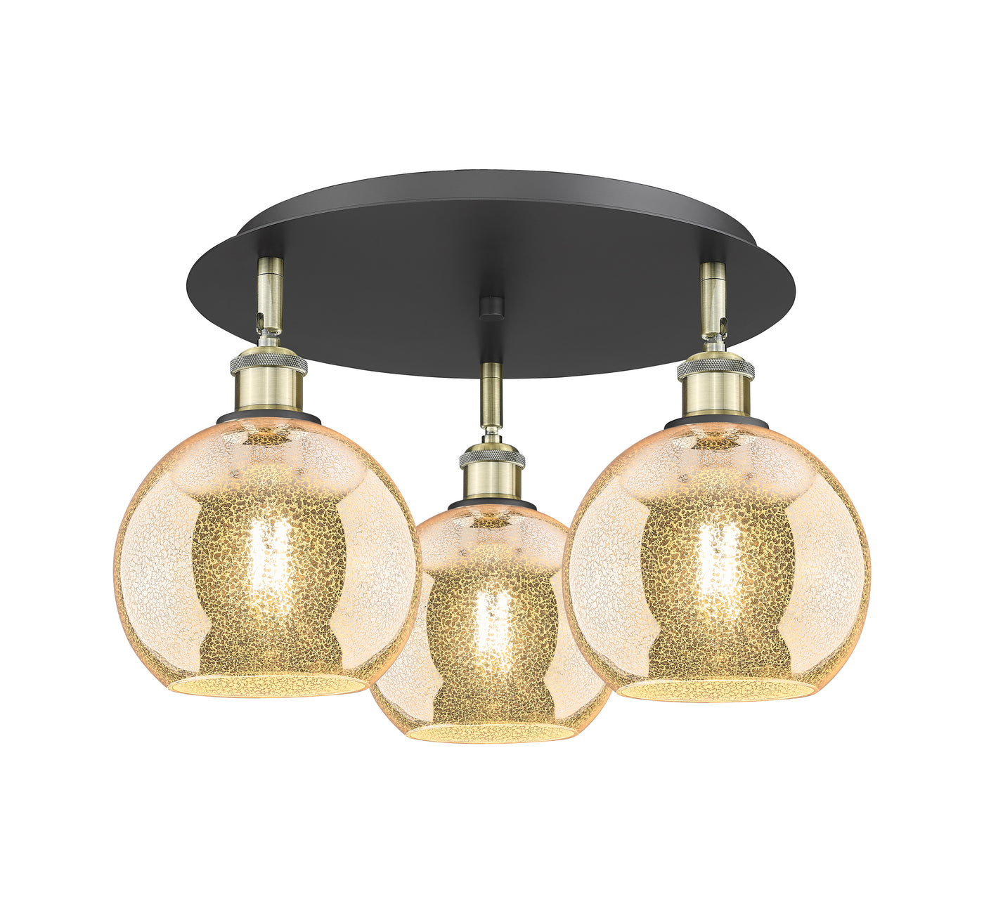 Ballston Semi-Flush Mount Satin Nickel