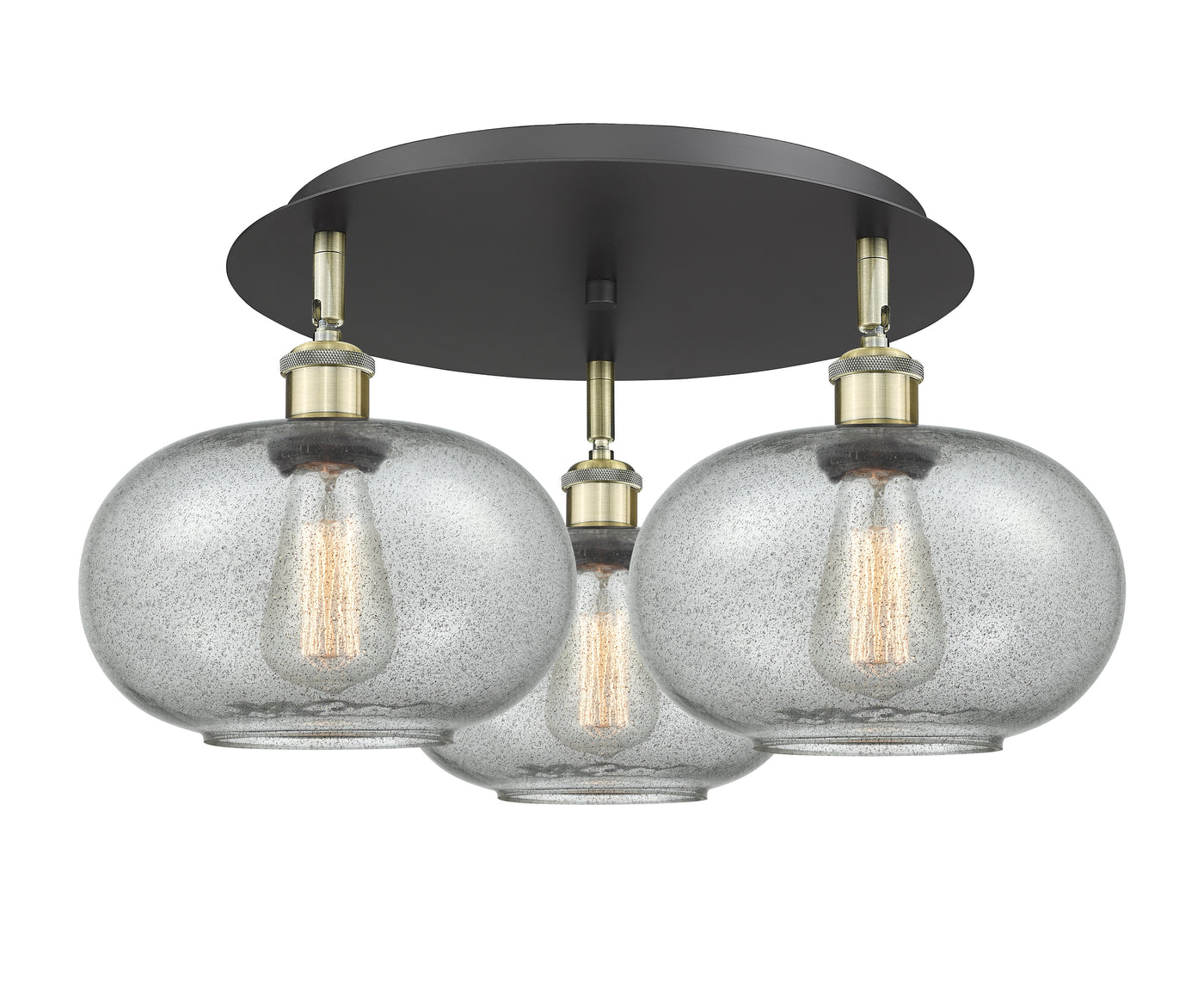 Ballston Semi-Flush Mount Satin Nickel