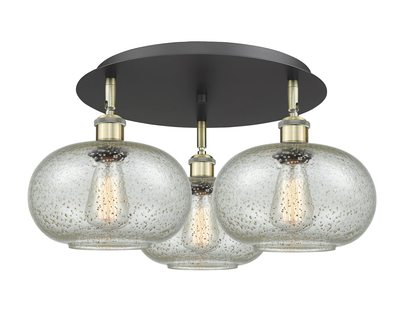 Ballston Semi-Flush Mount Satin Nickel