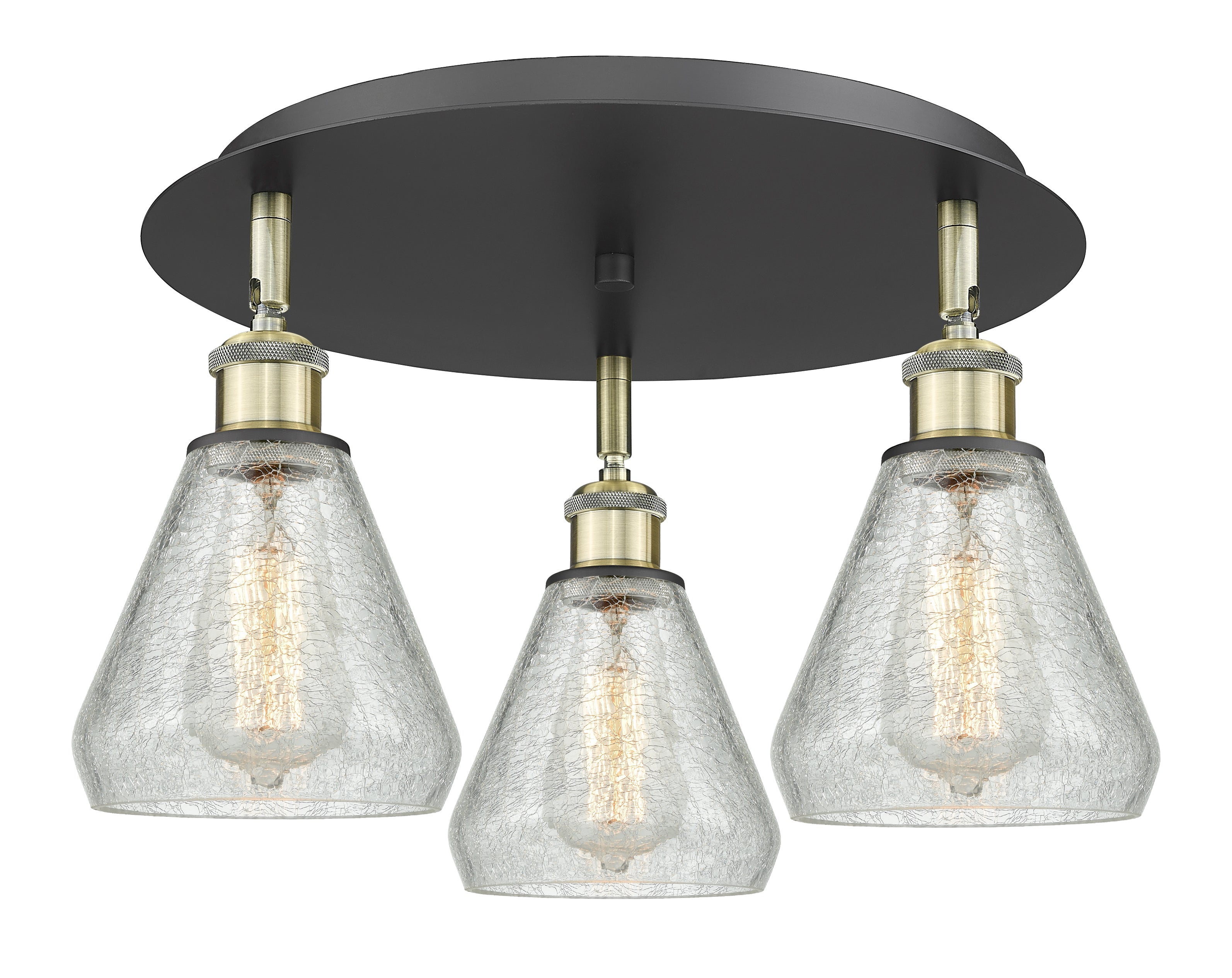 Ballston Semi-Flush Mount Satin Nickel