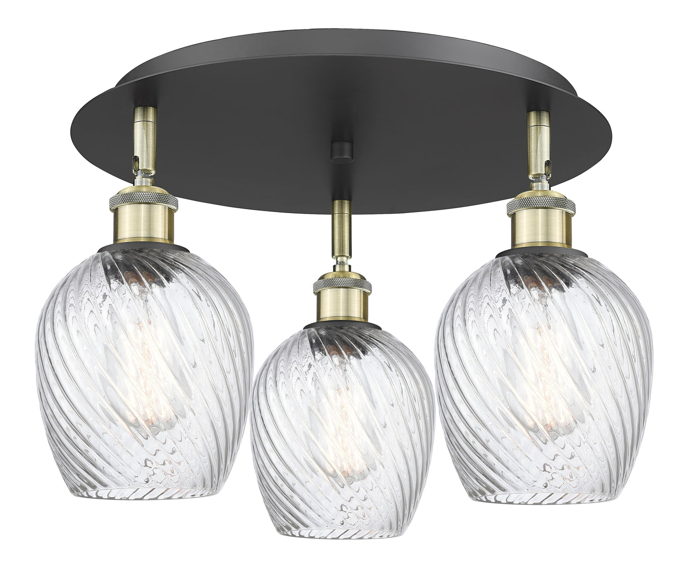 Ballston Semi-Flush Mount Satin Nickel