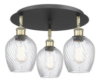 Ballston Semi-Flush Mount Satin Nickel