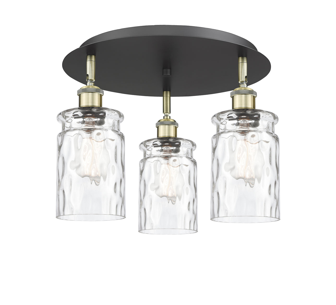 Ballston Semi-Flush Mount Satin Nickel