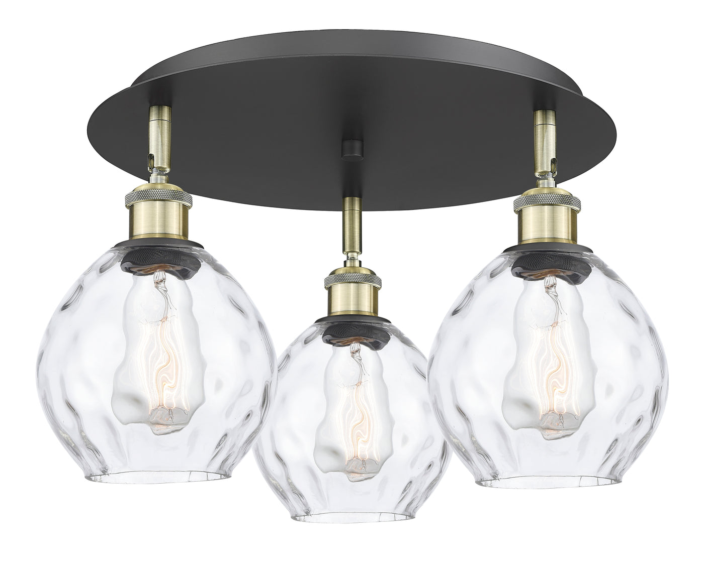 Ballston Semi-Flush Mount Satin Nickel