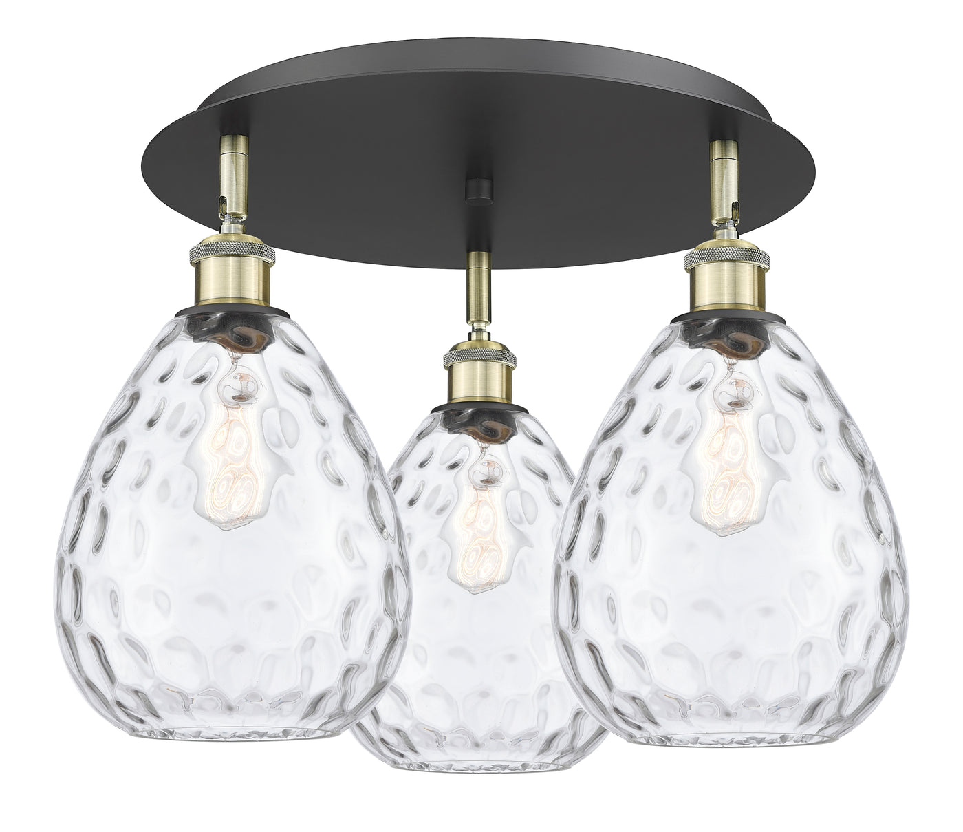 Ballston Semi-Flush Mount Satin Nickel