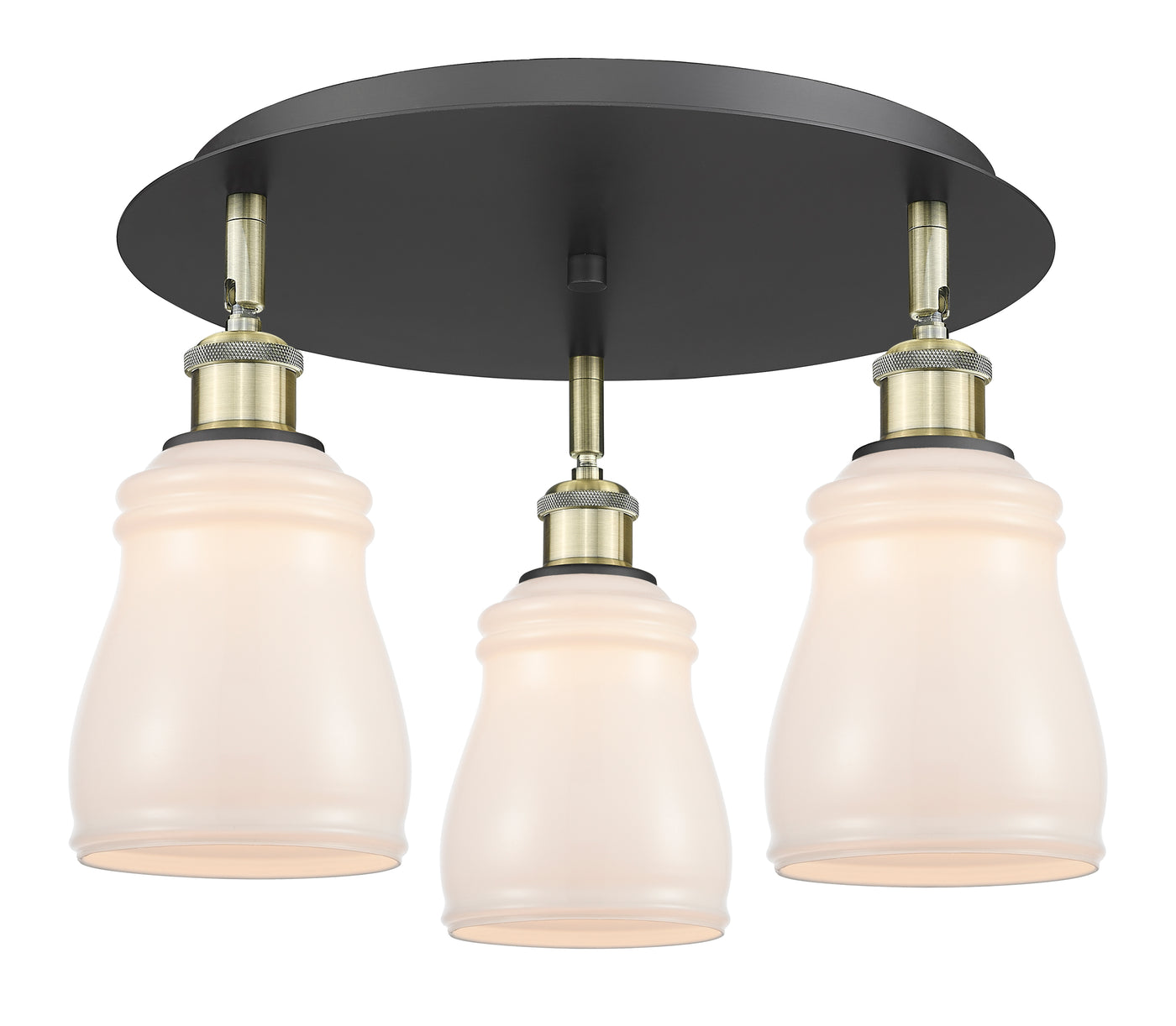 Ballston Semi-Flush Mount Satin Nickel