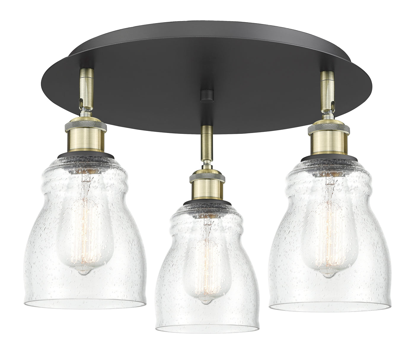 Ballston Semi-Flush Mount Satin Nickel