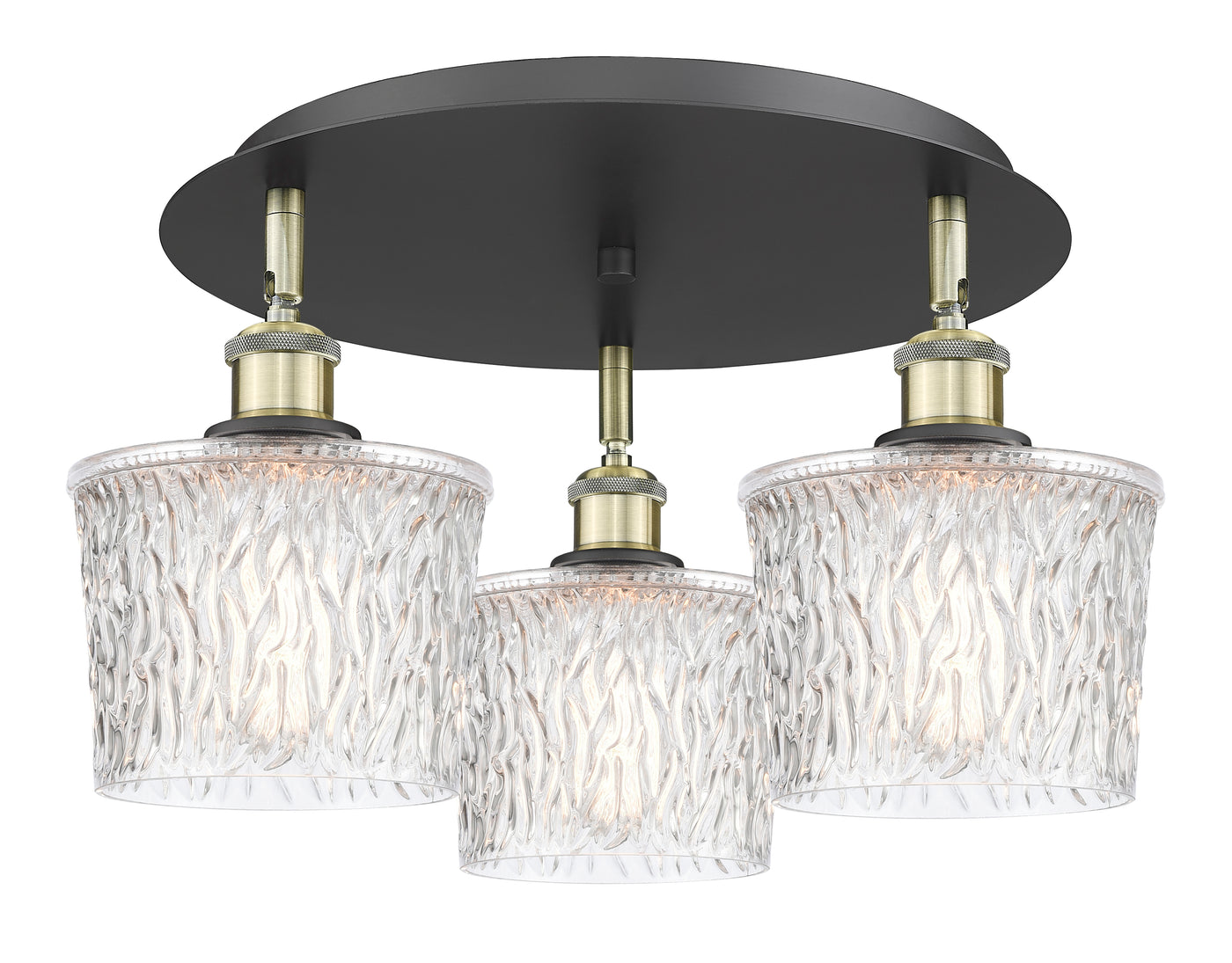 Ballston Semi-Flush Mount Satin Nickel