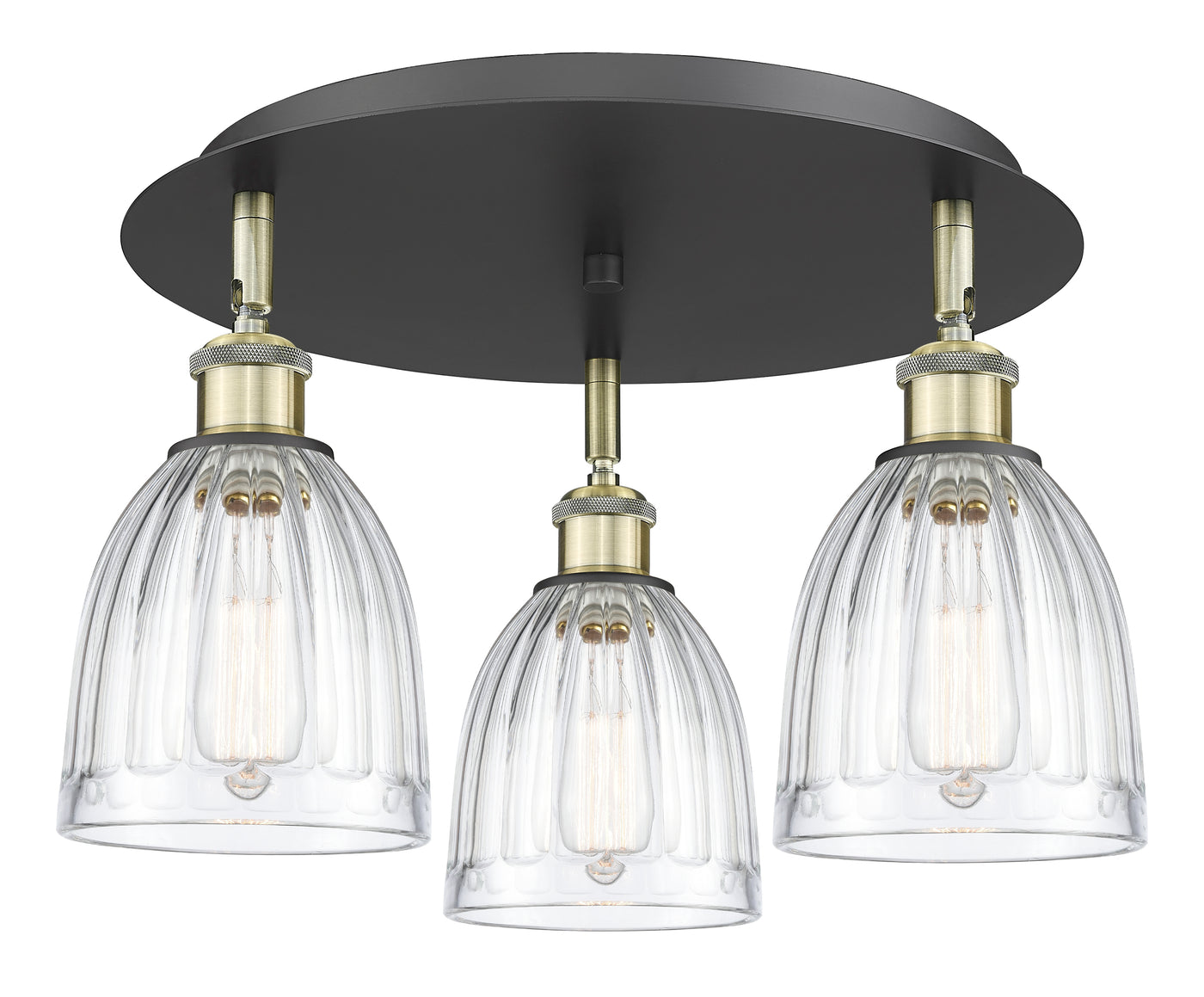Ballston Semi-Flush Mount Satin Nickel