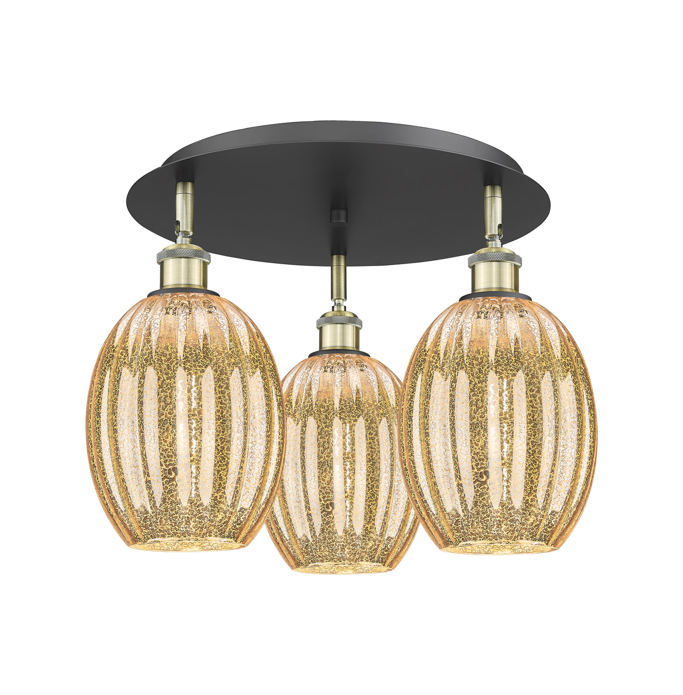 Ballston Semi-Flush Mount Satin Nickel