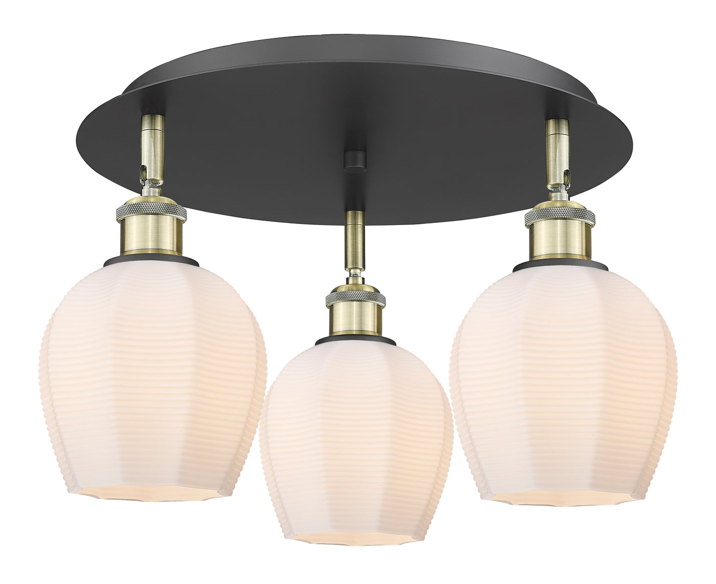 Ballston Semi-Flush Mount Satin Nickel
