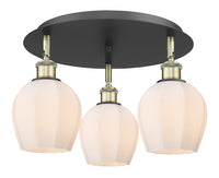Ballston Semi-Flush Mount Satin Nickel