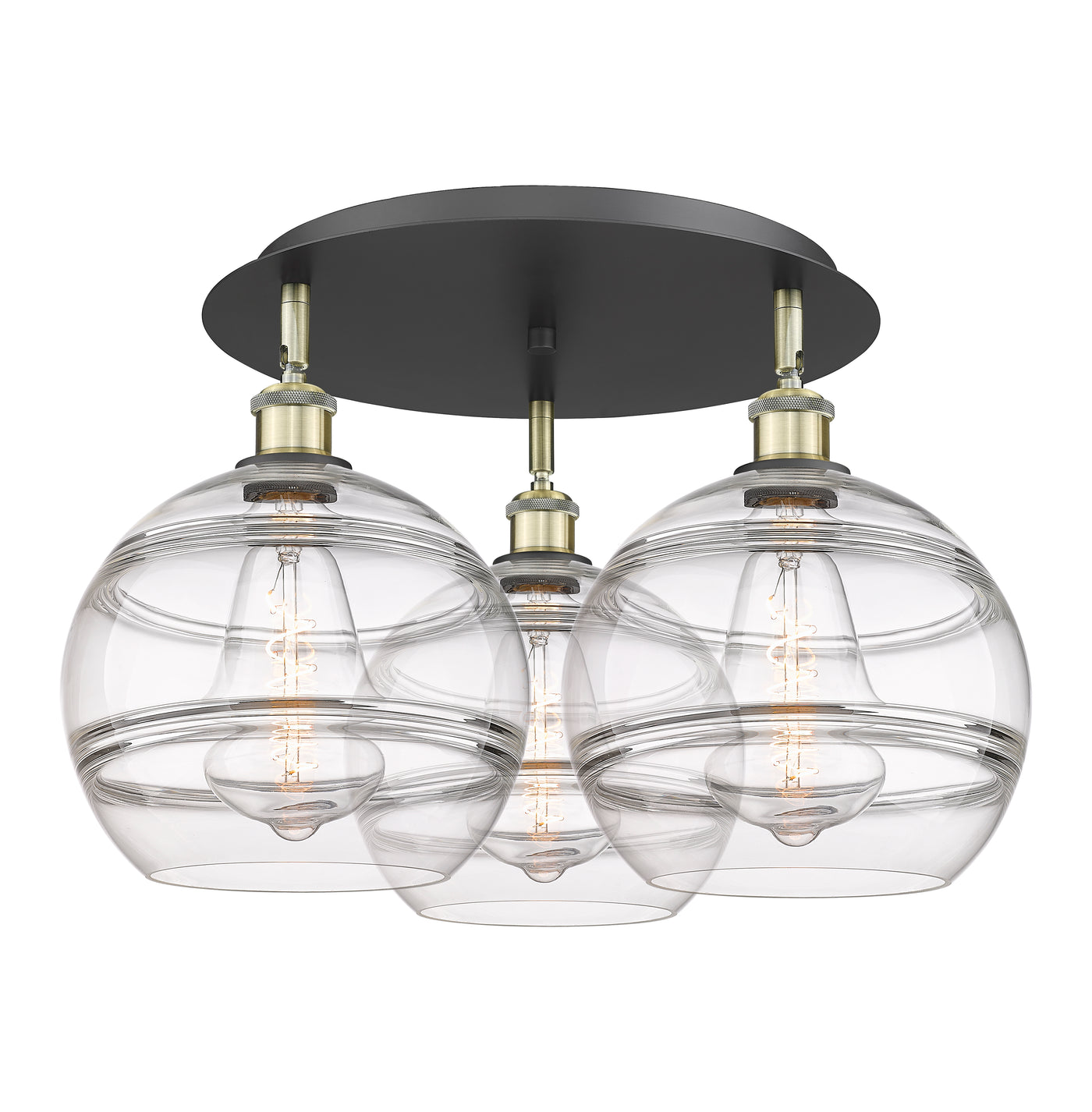 Ballston Semi-Flush Mount Satin Nickel