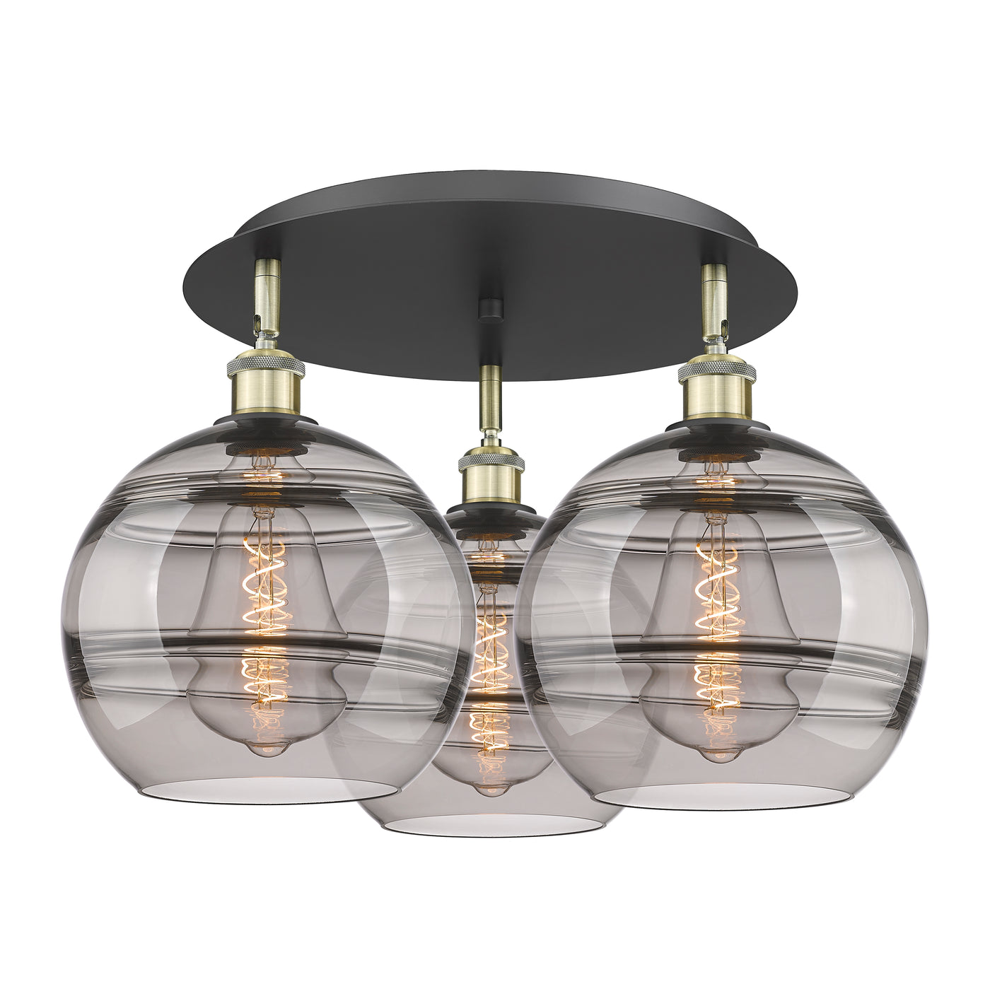 Ballston Semi-Flush Mount Satin Nickel