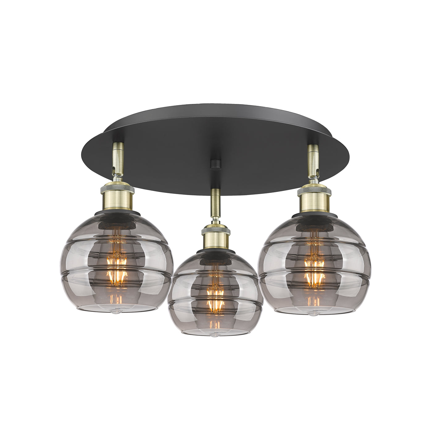 Ballston Semi-Flush Mount Satin Nickel
