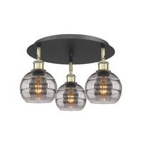 Ballston Semi-Flush Mount Satin Nickel