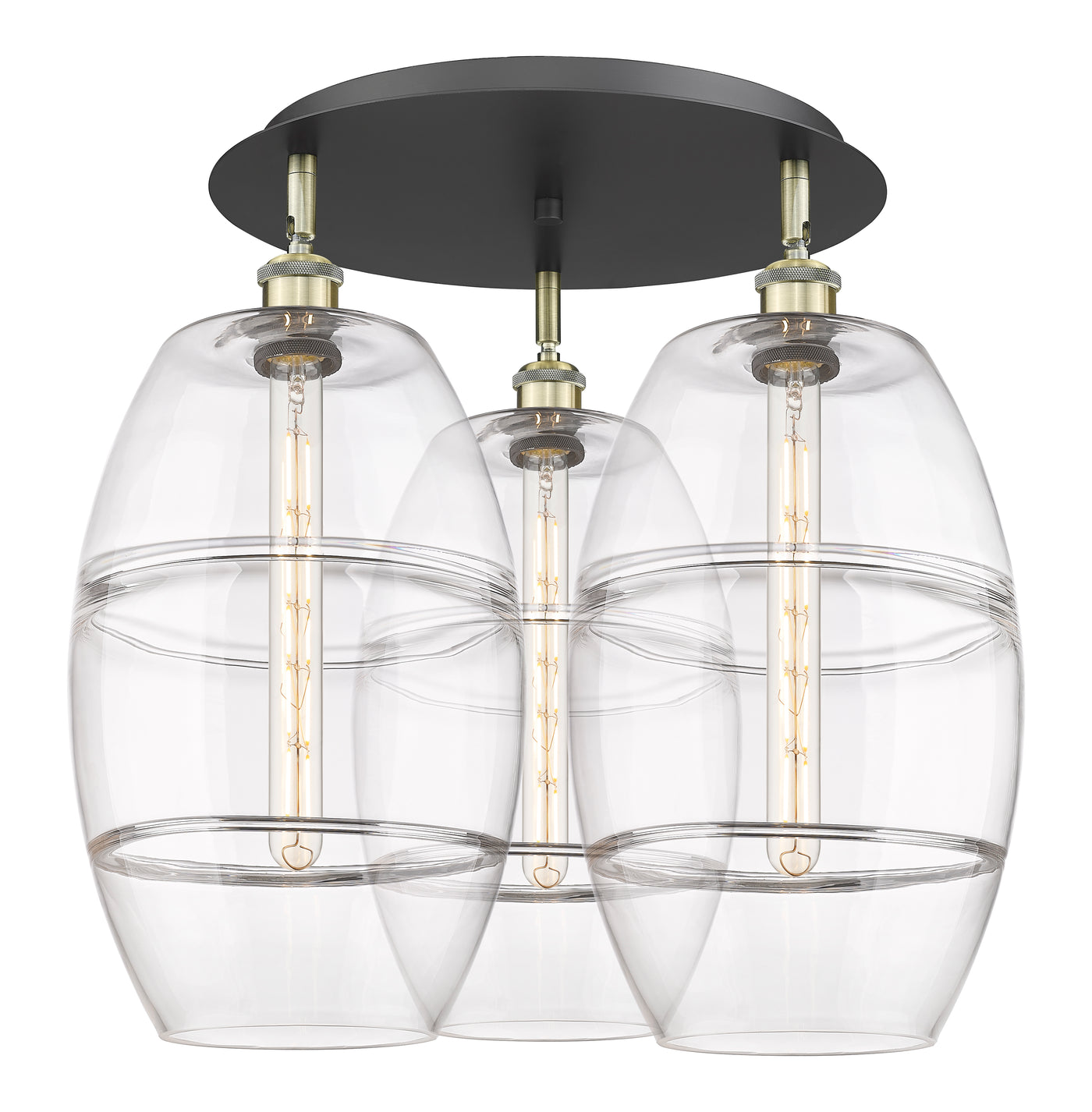 Ballston Semi-Flush Mount Satin Nickel