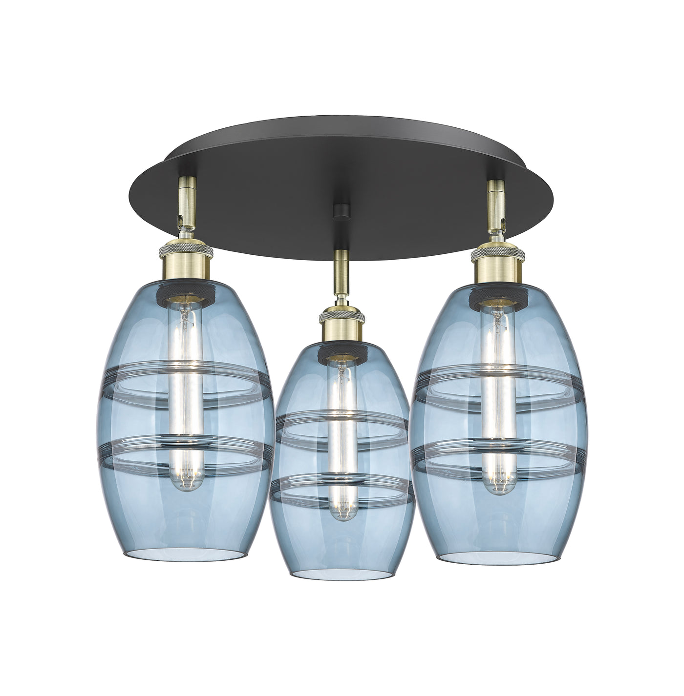 Ballston Semi-Flush Mount Satin Nickel