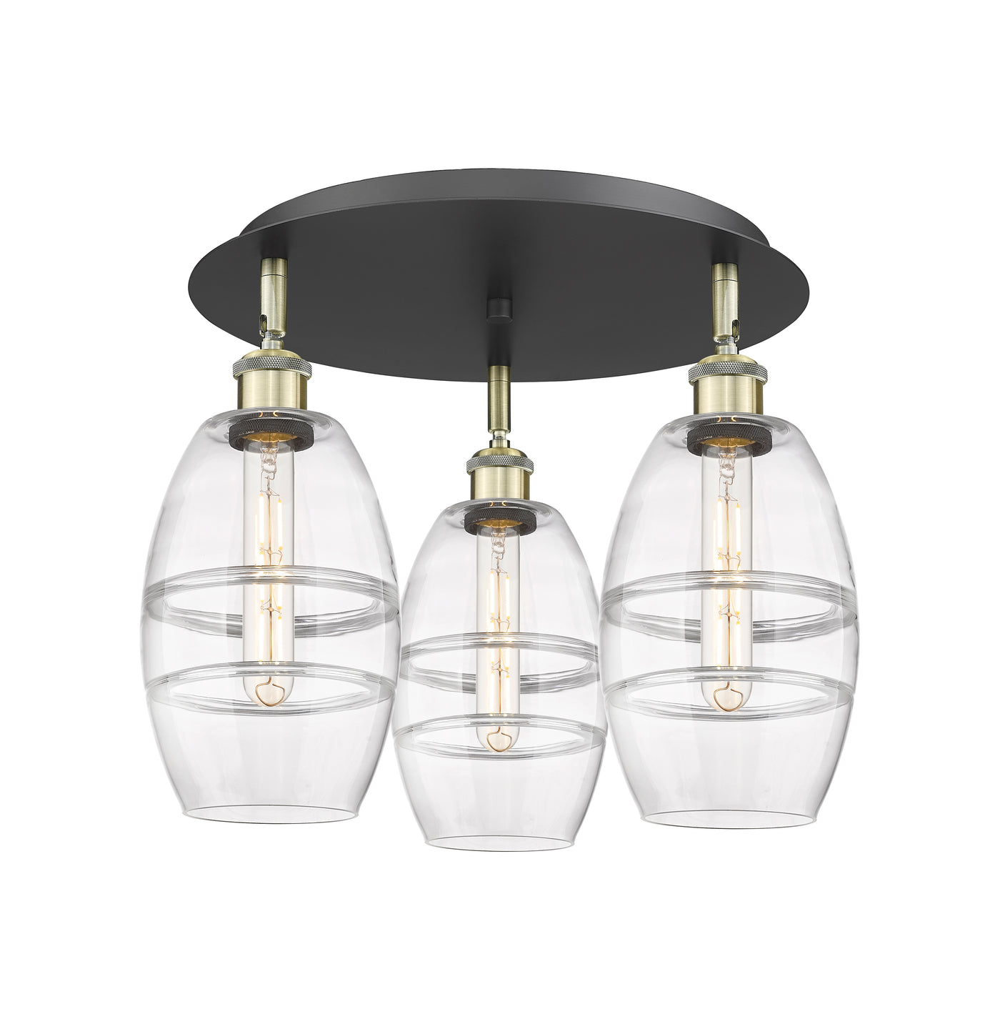 Ballston Semi-Flush Mount Satin Nickel