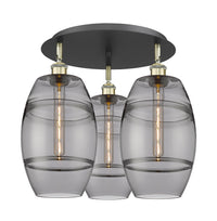 Ballston Semi-Flush Mount Satin Nickel