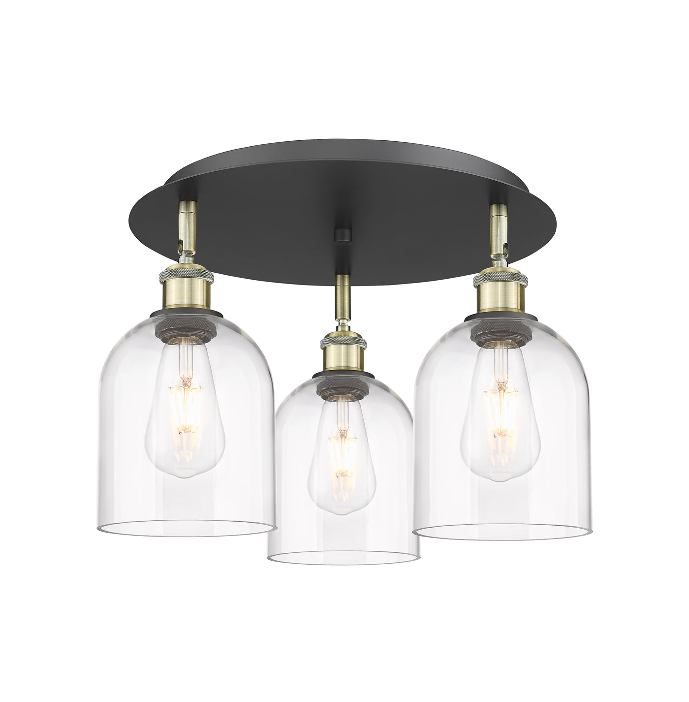Ballston Semi-Flush Mount Satin Nickel