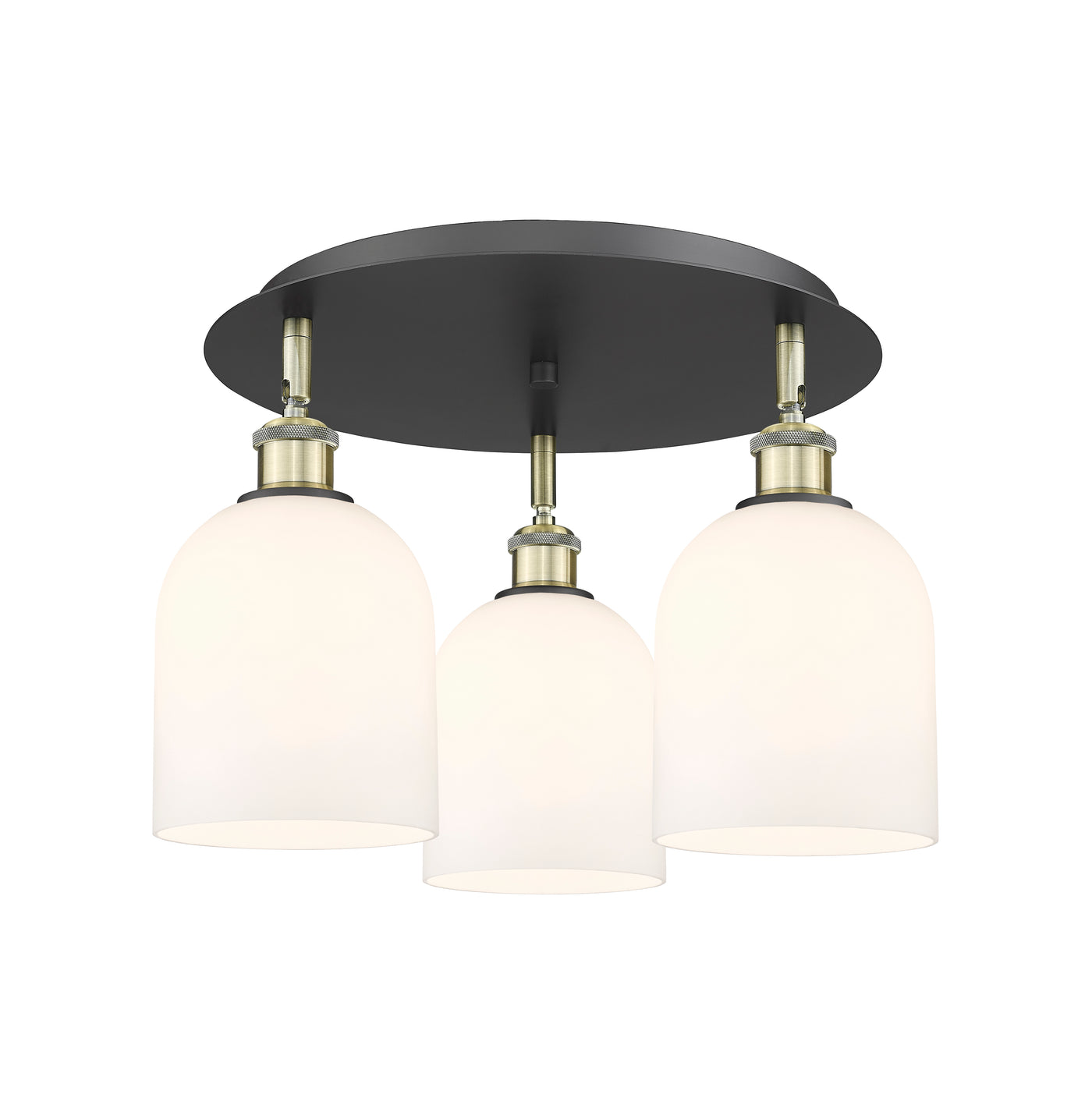 Ballston Semi-Flush Mount Satin Nickel