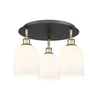 Ballston Semi-Flush Mount Satin Nickel