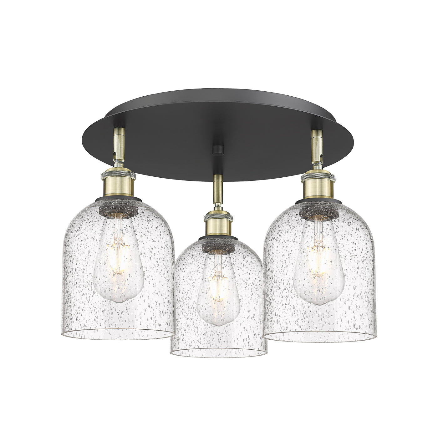 Ballston Semi-Flush Mount Satin Nickel
