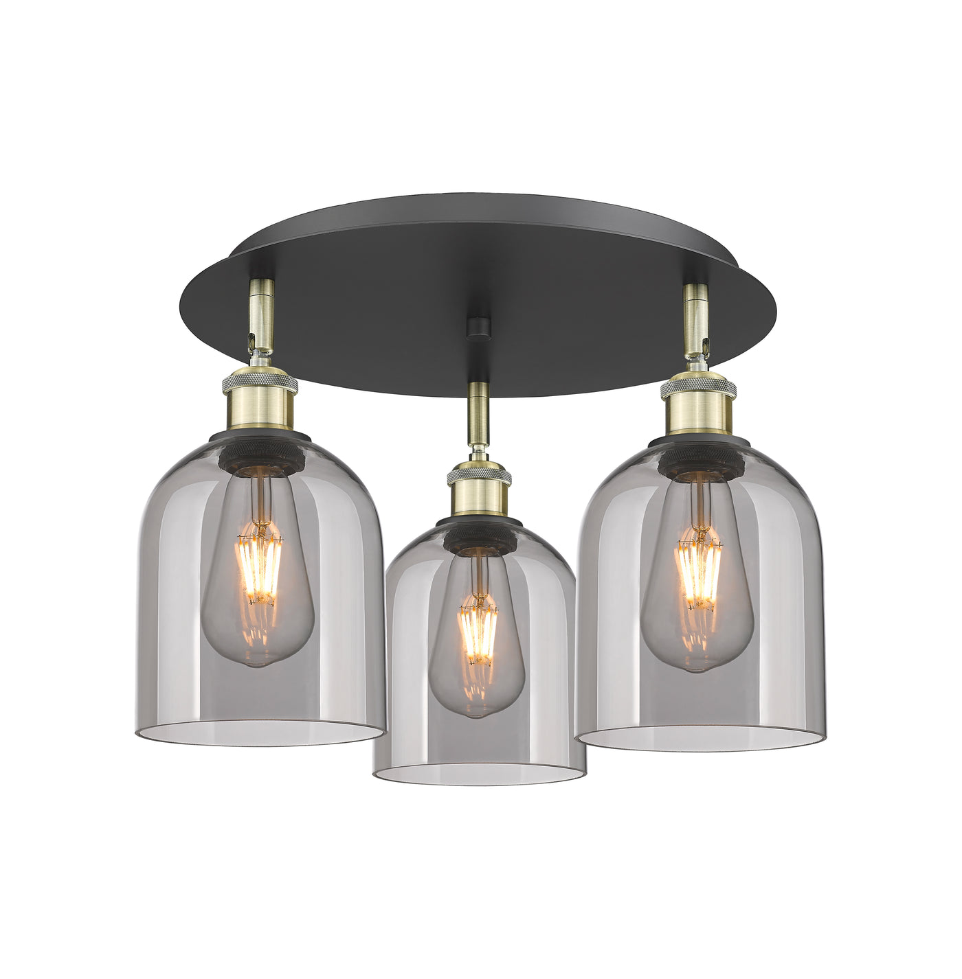 Ballston Semi-Flush Mount Satin Nickel