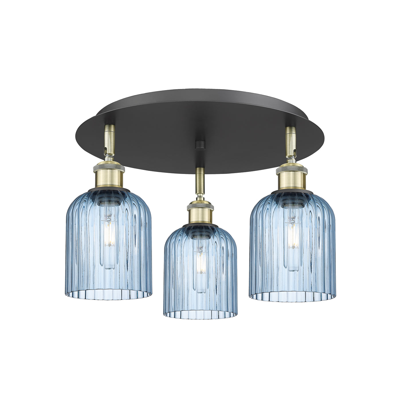 Ballston Semi-Flush Mount Satin Nickel