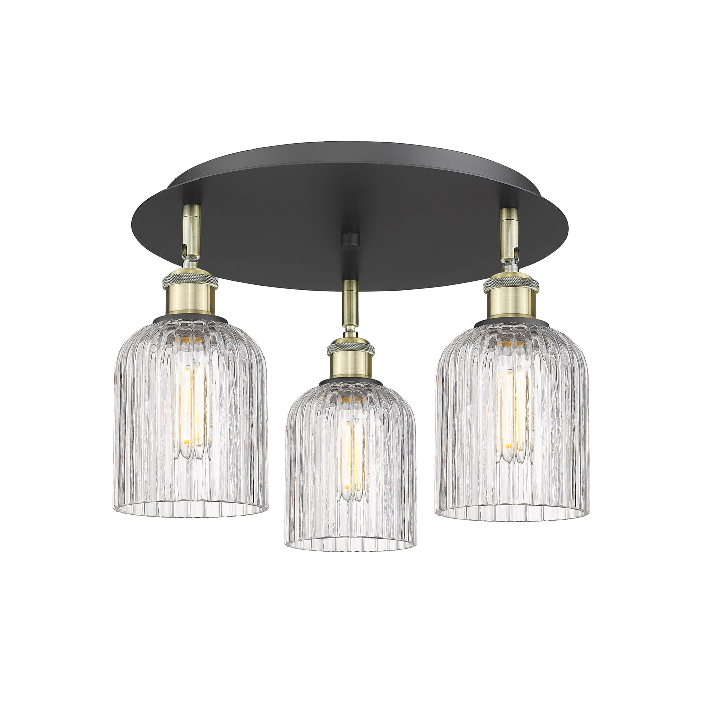 Ballston Semi-Flush Mount Satin Nickel