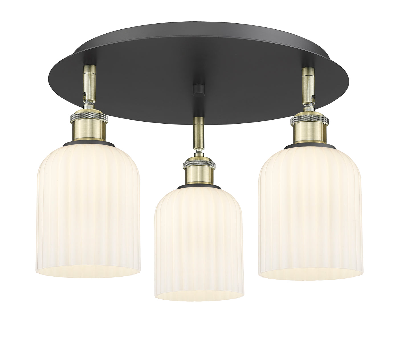 Ballston Semi-Flush Mount Satin Nickel