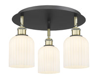Ballston Semi-Flush Mount Satin Nickel