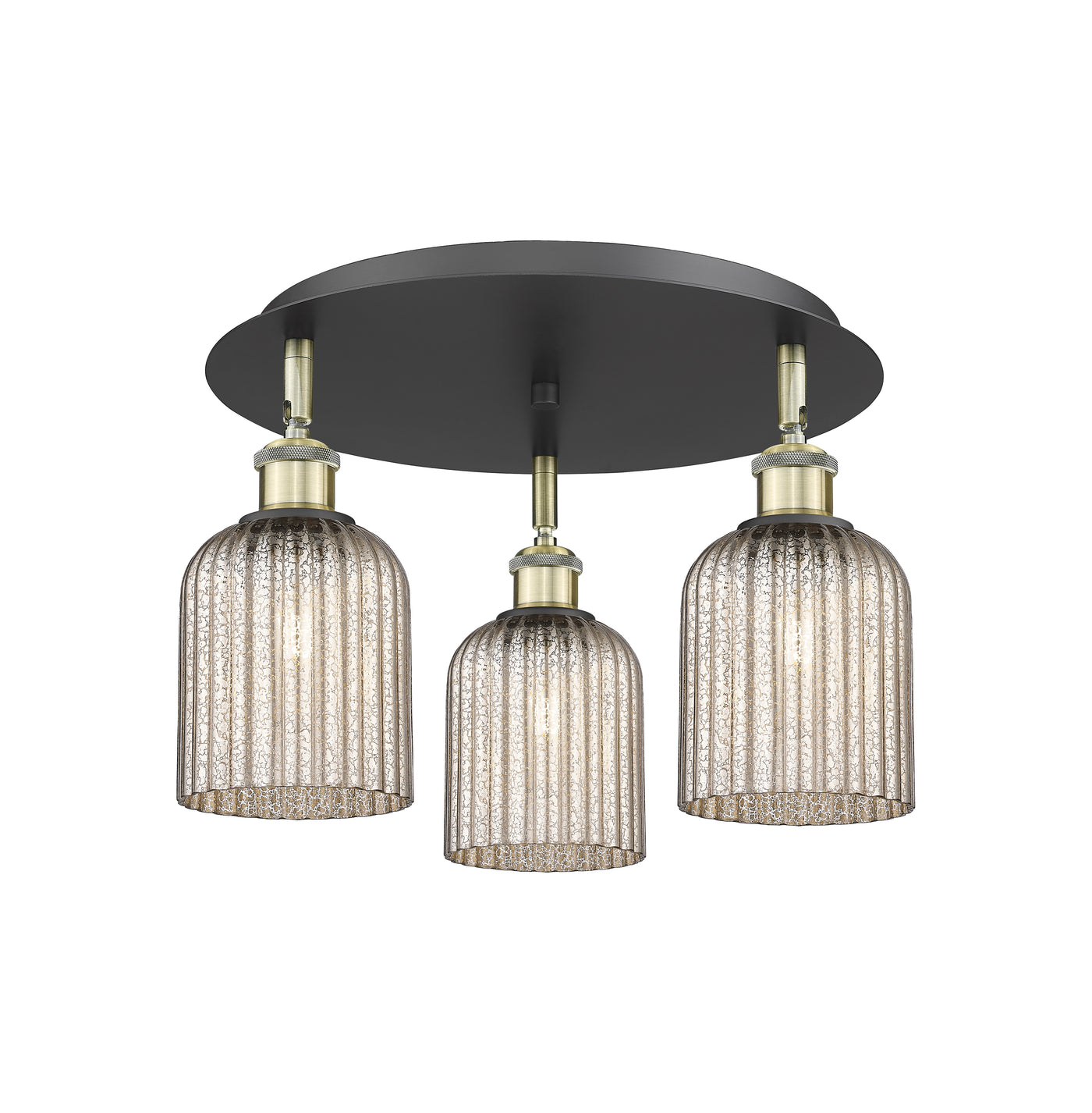 Ballston Semi-Flush Mount Satin Nickel