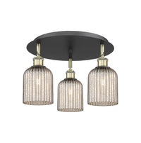 Ballston Semi-Flush Mount Satin Nickel
