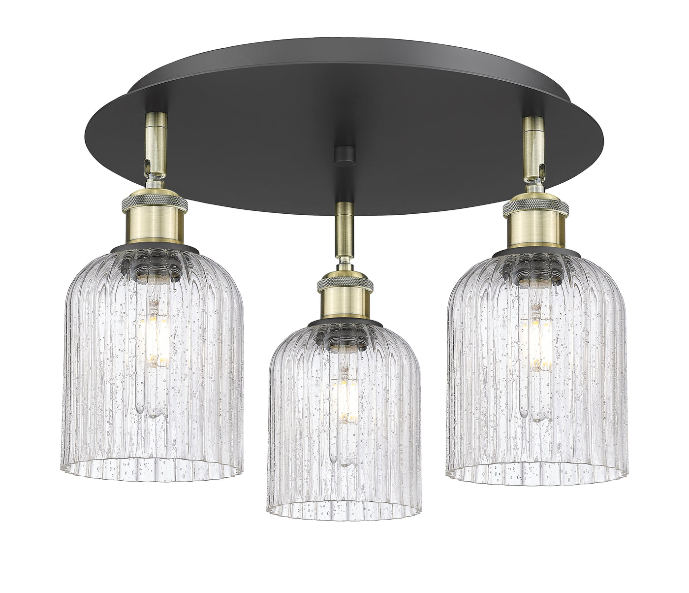Ballston Semi-Flush Mount Satin Nickel