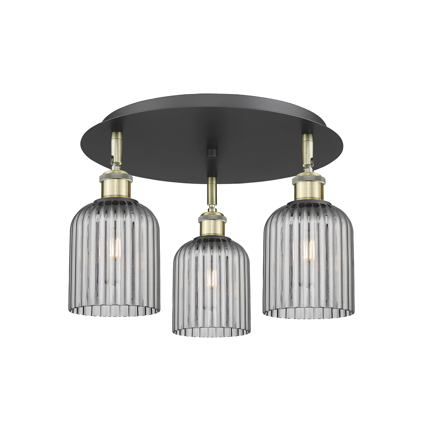 Ballston Semi-Flush Mount Satin Nickel