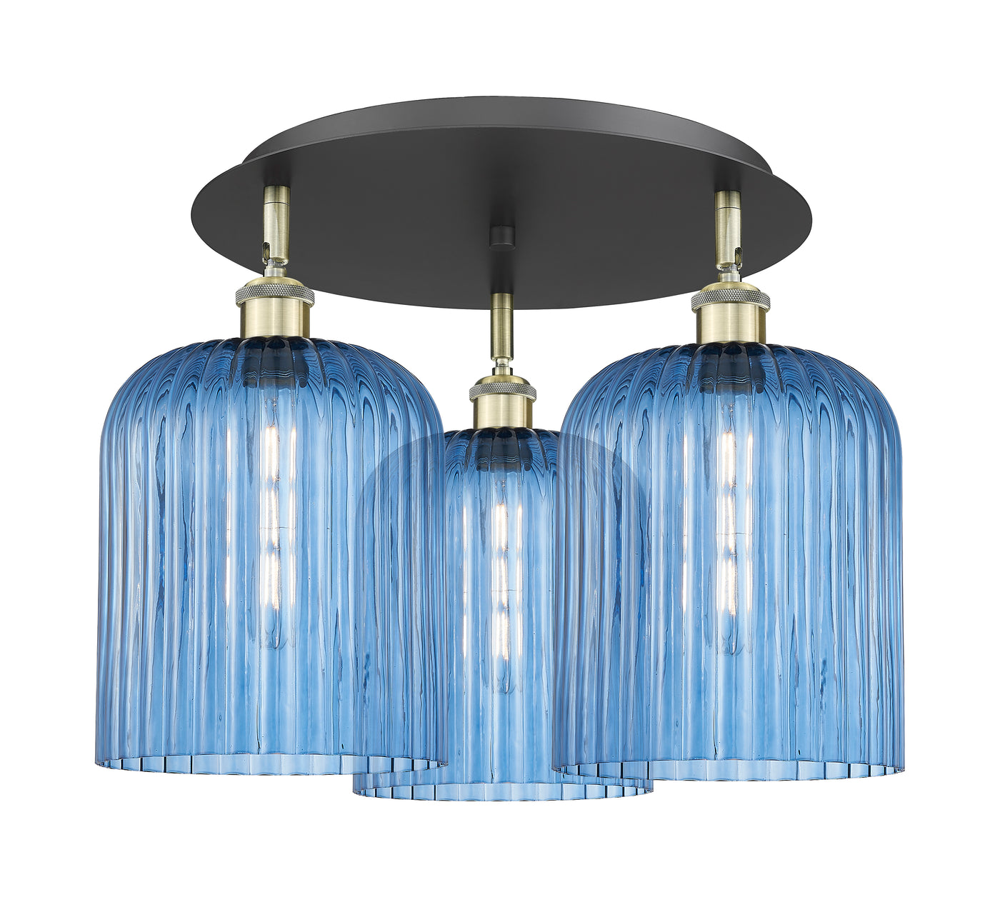 Ballston Semi-Flush Mount Satin Nickel