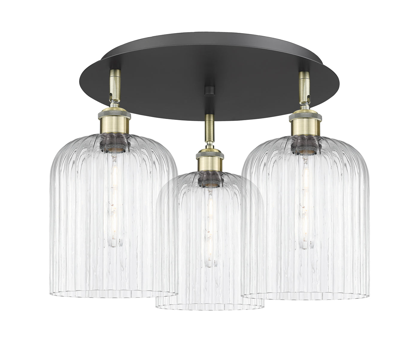 Ballston Semi-Flush Mount Satin Nickel