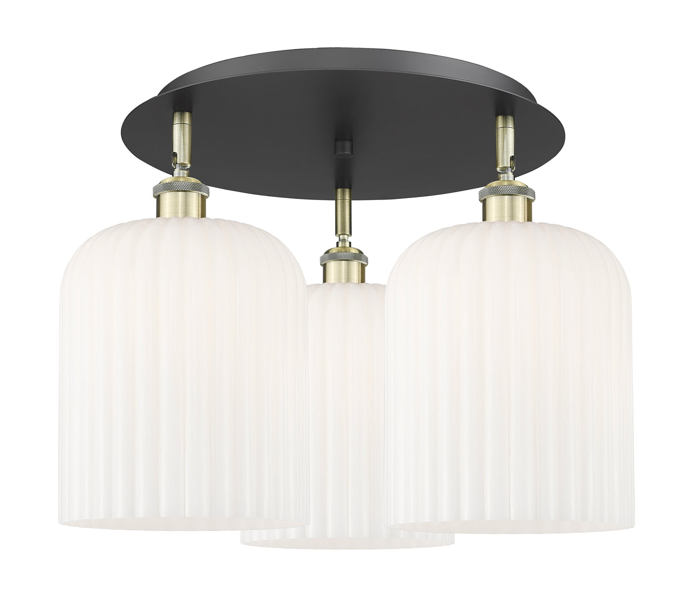 Ballston Semi-Flush Mount Satin Nickel
