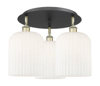 Ballston Semi-Flush Mount Satin Nickel