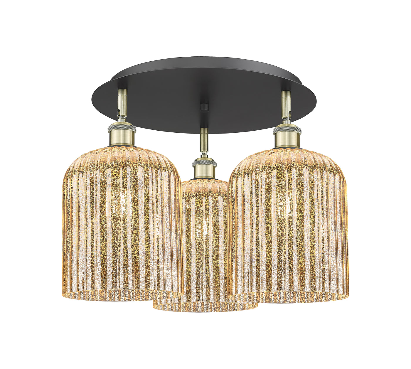 Ballston Semi-Flush Mount Satin Nickel