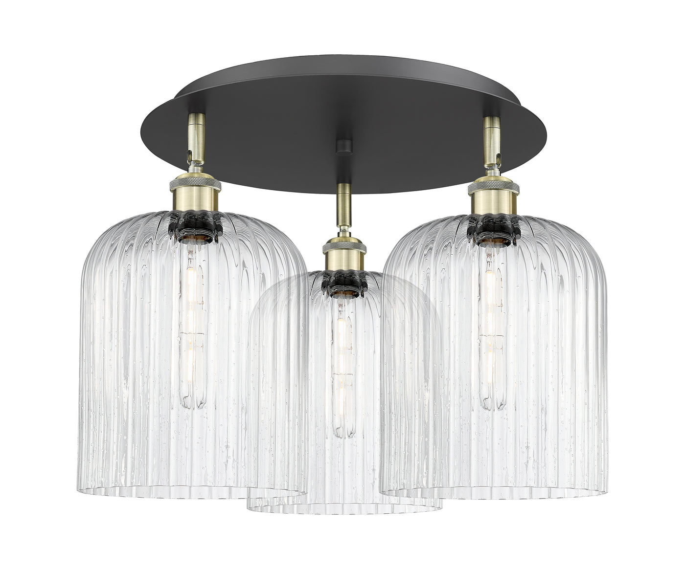 Ballston Semi-Flush Mount Satin Nickel